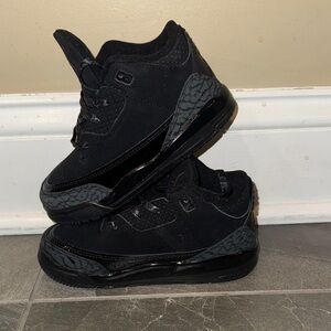Jordan 3 Retro Black Cat 2025 size 10 toddler boy